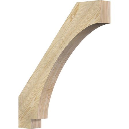 Ekena Millwork 4"W x 28"D x 32"H Imperial Rough Sawn Knee Brace, Douglas Fir BRC04X28X32IMP00RDF